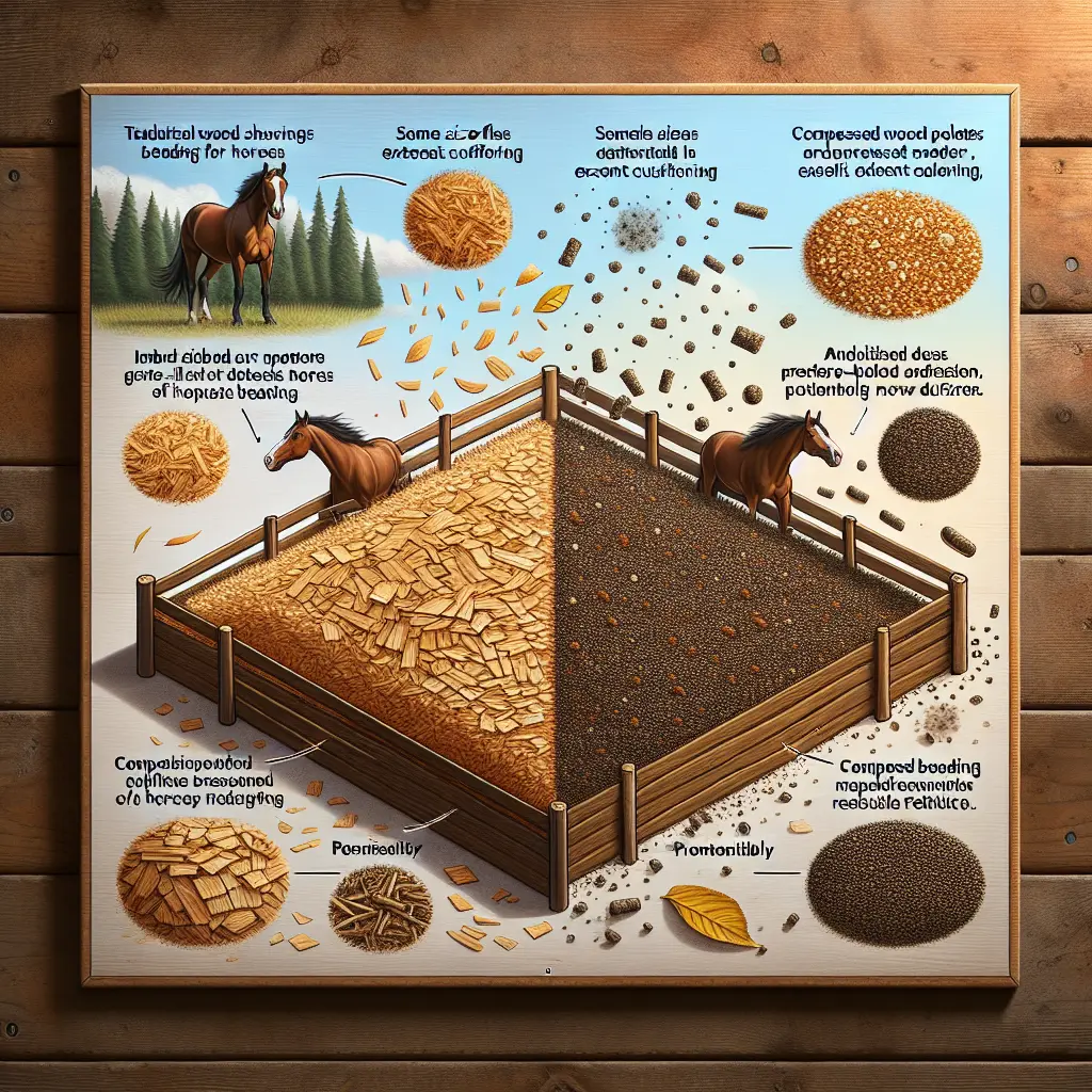The Ultimate Guide to Transitioning Horse Bedding: Image of wood shavings for horse bedding