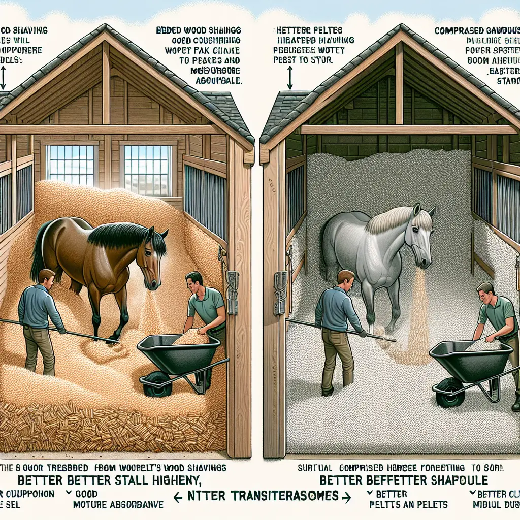 The Ultimate Guide to Transitioning Horse Bedding: Image of wood pellets for horse bedding