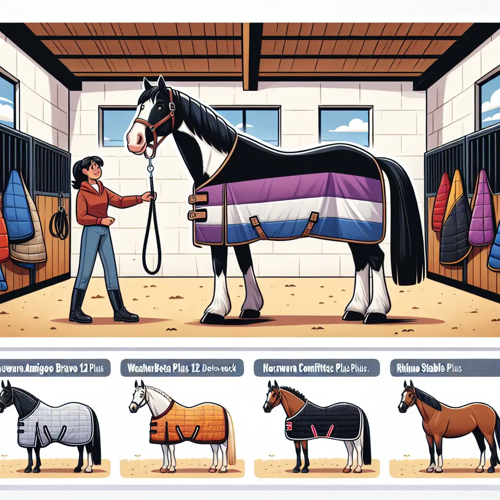 Top Stable Rugs with Detachable Necks - ComFiTec Rug