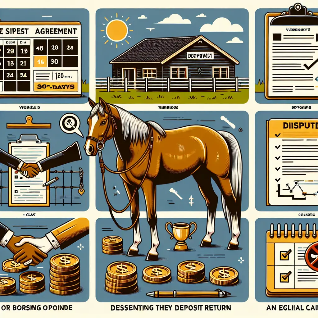 When Should You Expect Your Livery Deposit Back - Equestrian Supplements