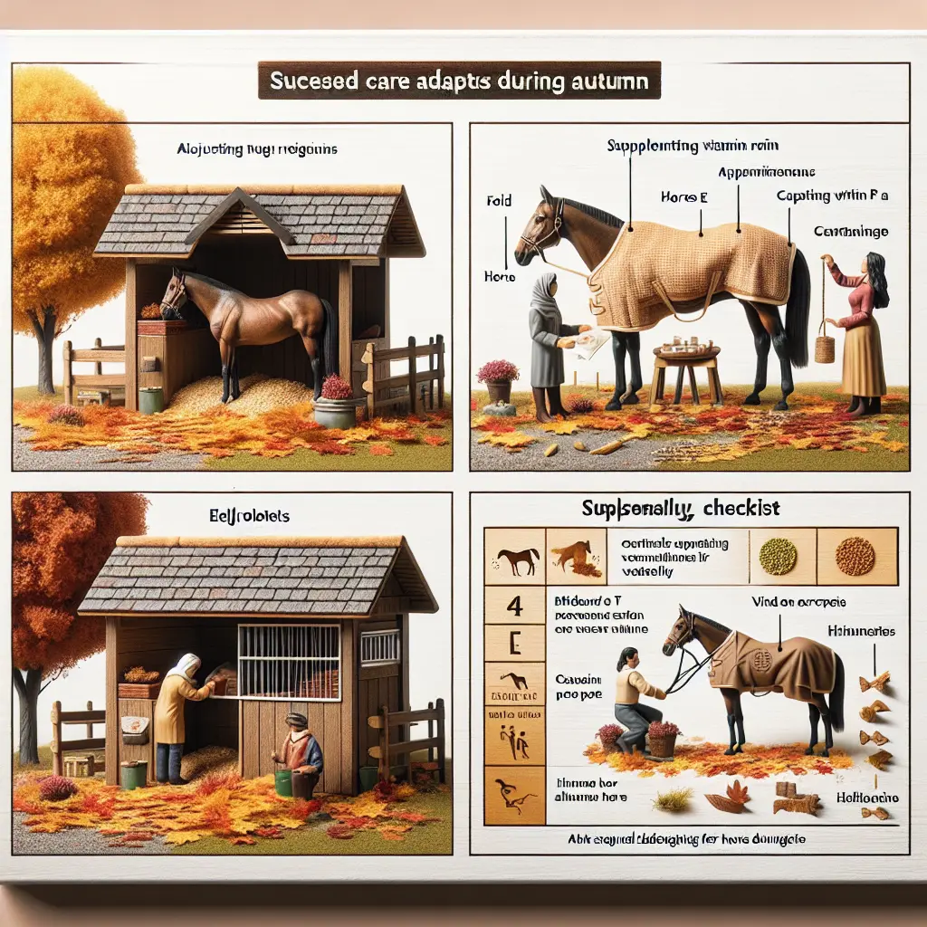Coping with Unpredictable Autumn Weather: Feeding Hay to Horses