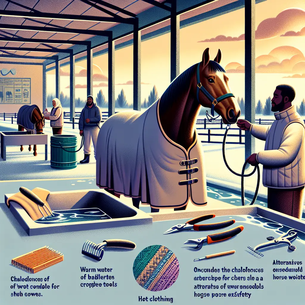 Should You Bathe Your Horse Before Clipping? - Bathing process