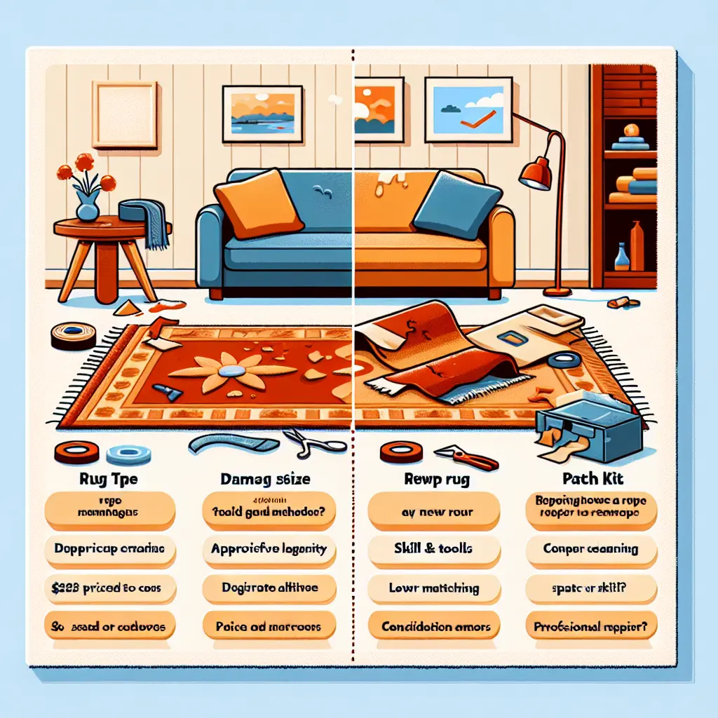 Exploring the Effectiveness of Different Methods for Rug Repairs: Patch Kits