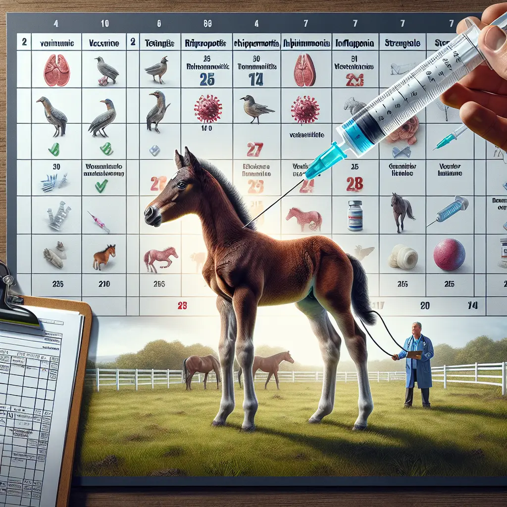 Vaccination Expectations for Young Horses: Horse healthcare information