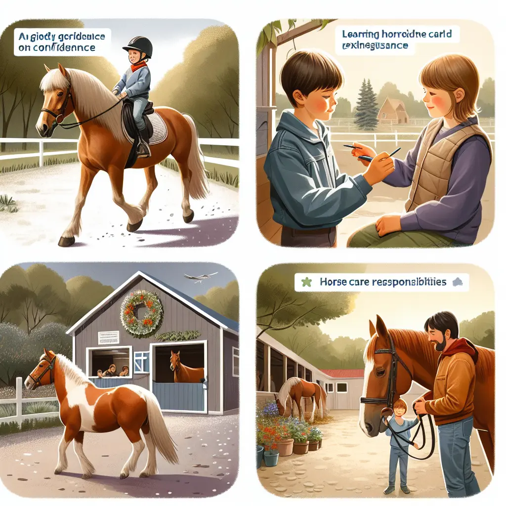 Finding the Perfect Horse Share for Your Child: Child enjoying horse riding