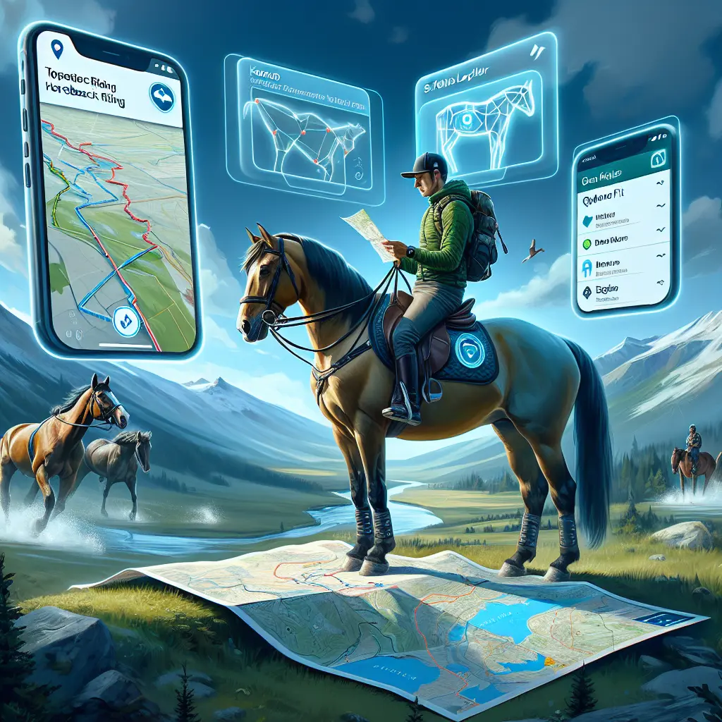 Exploring the Best Tools and Tips for Planning the Perfect Horseback Riding Route - Komoot App Interface