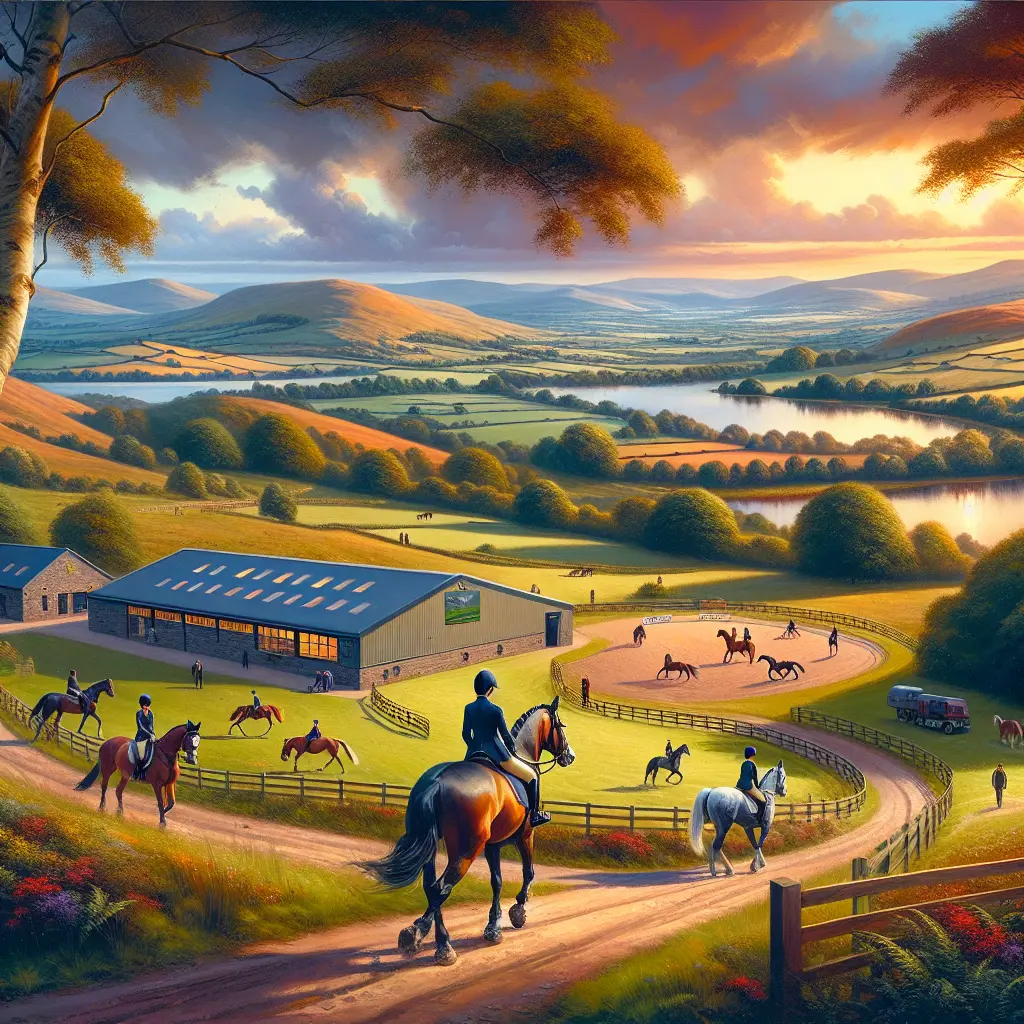 Exploring Equestrian Adventures in Moffat with scenic views