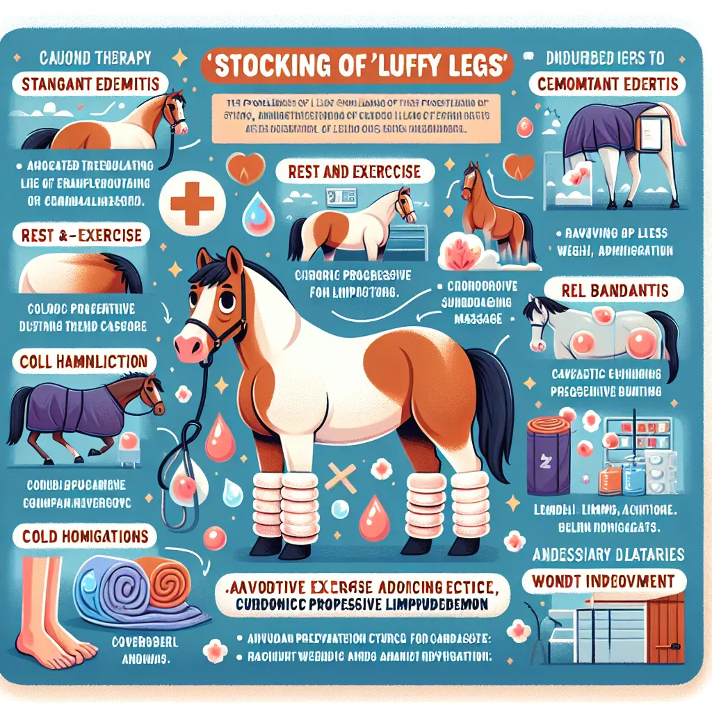 How to Manage and Prevent Puffy Legs in Horses: Image of Swollen Legs