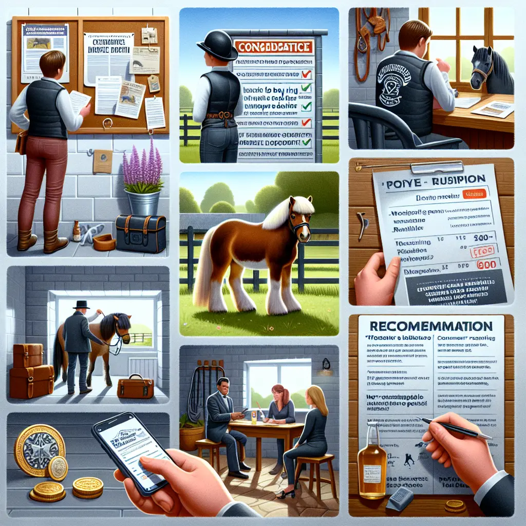 What Should You Consider When Buying a Pony from Unknown Dealers? - Professional assistance
