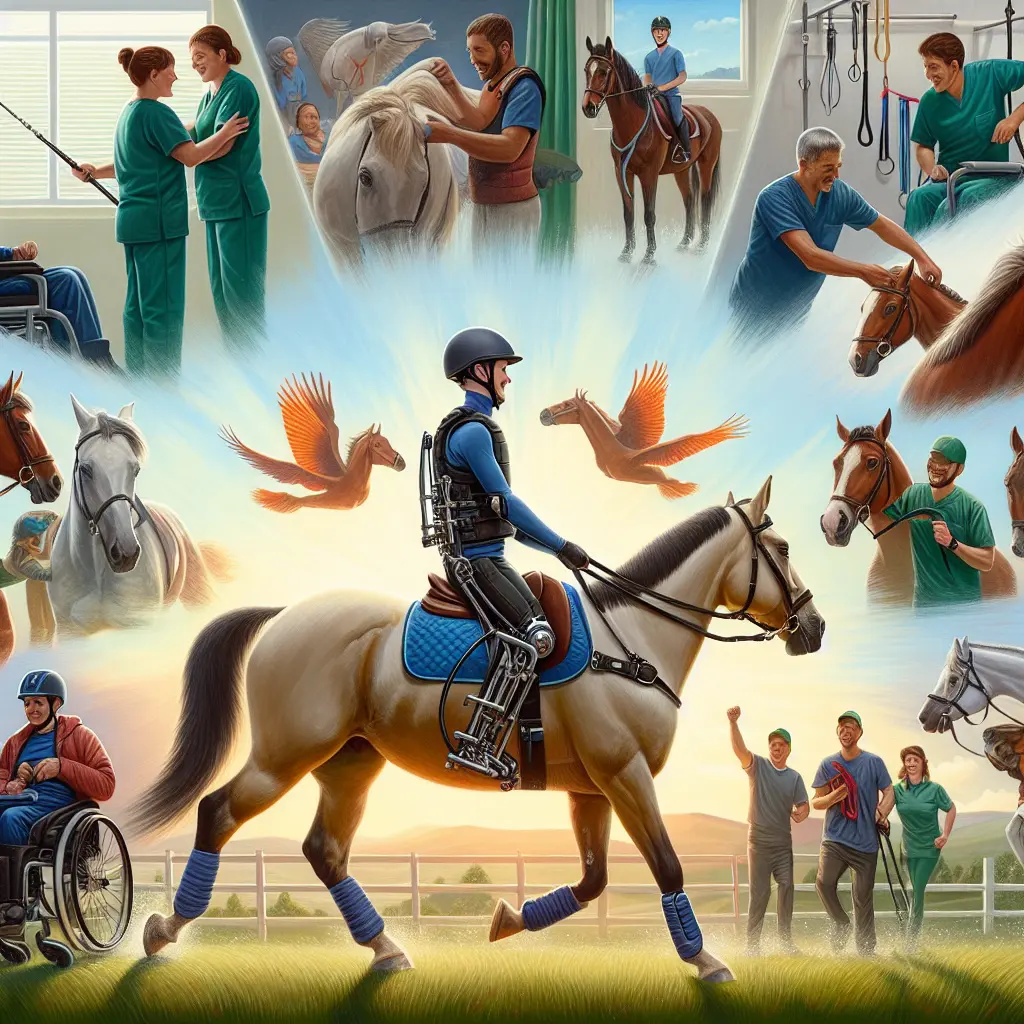 Overcoming Nerves: Returning to Horse Riding After a Spinal Injury - Horse standing in a stable