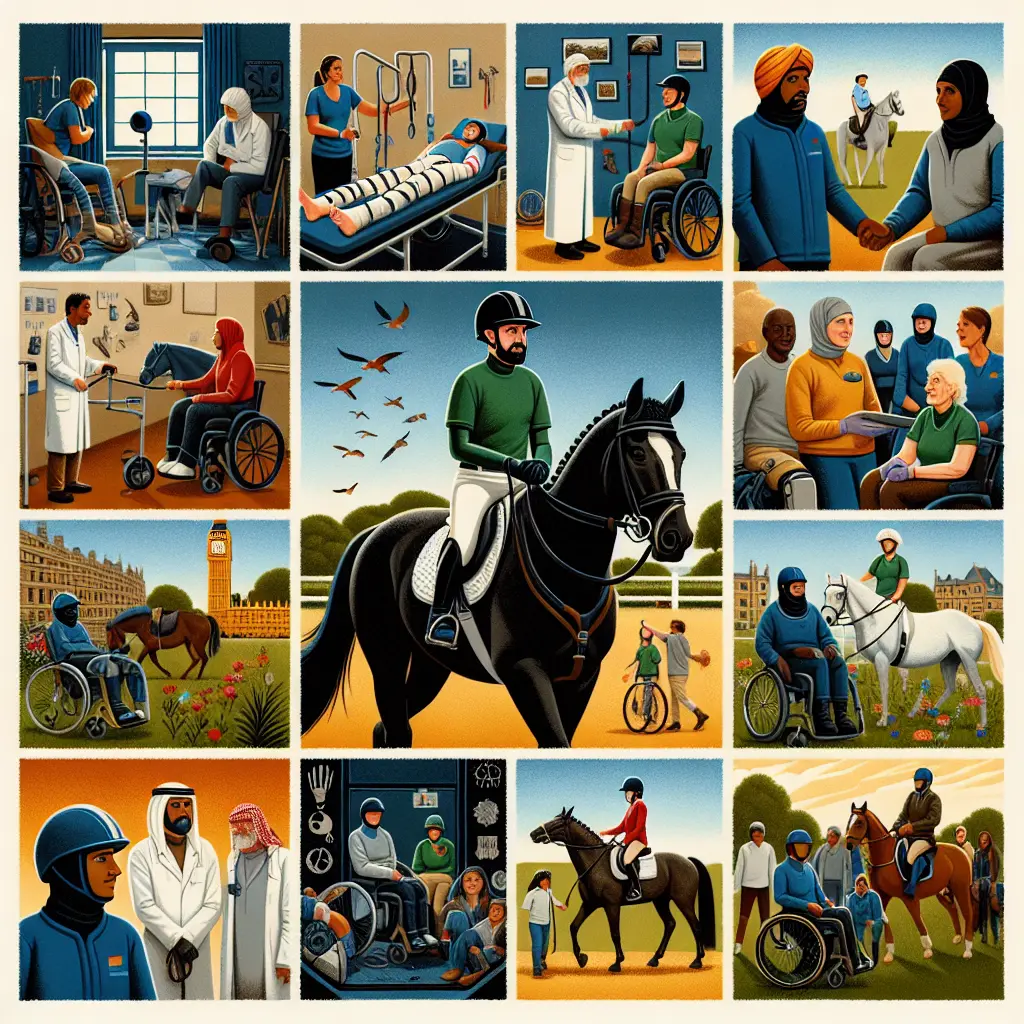 Overcoming Nerves: Returning to Horse Riding After a Spinal Injury - Rider gearing up