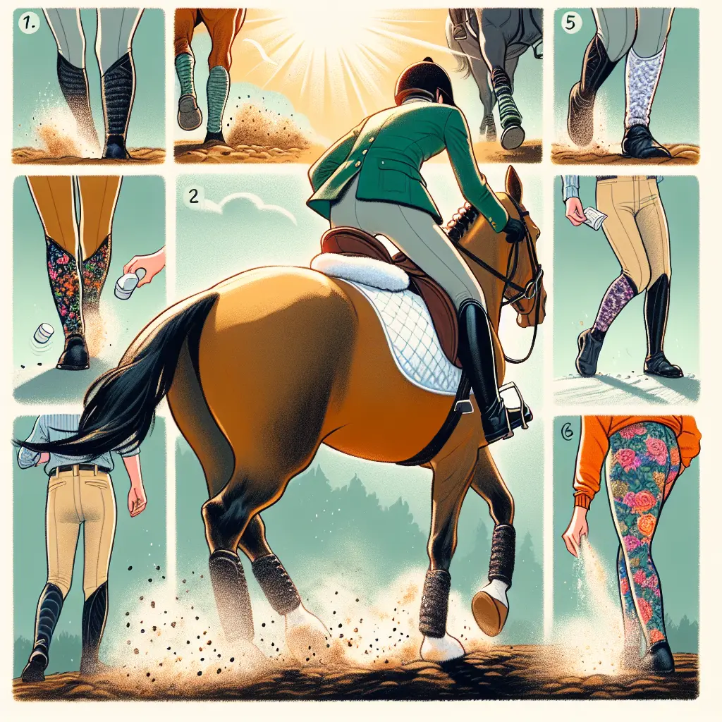 Exploring the Sticky Debate: Riding Tights with Sticky Patches - Right