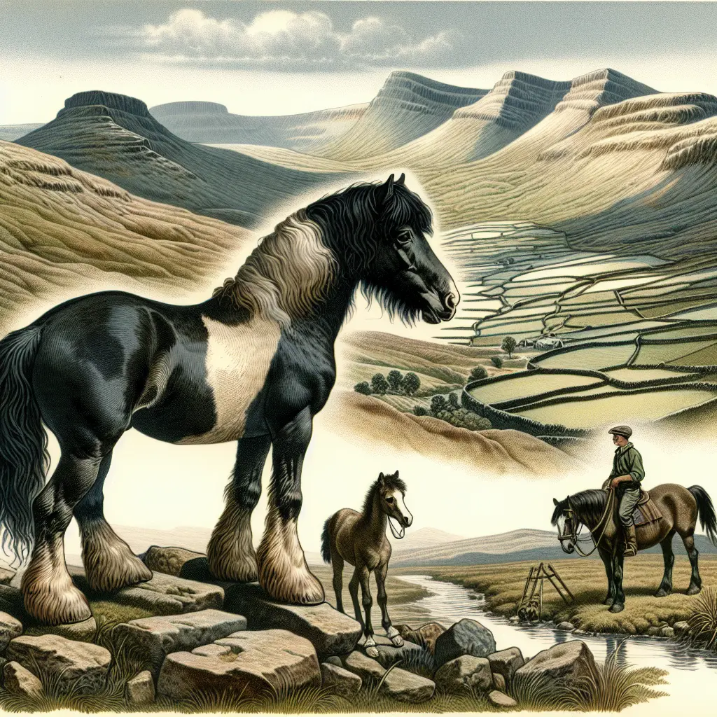 The Charm and Challenge of Fell Ponies: Fell Pony Displaying Strength and Agility