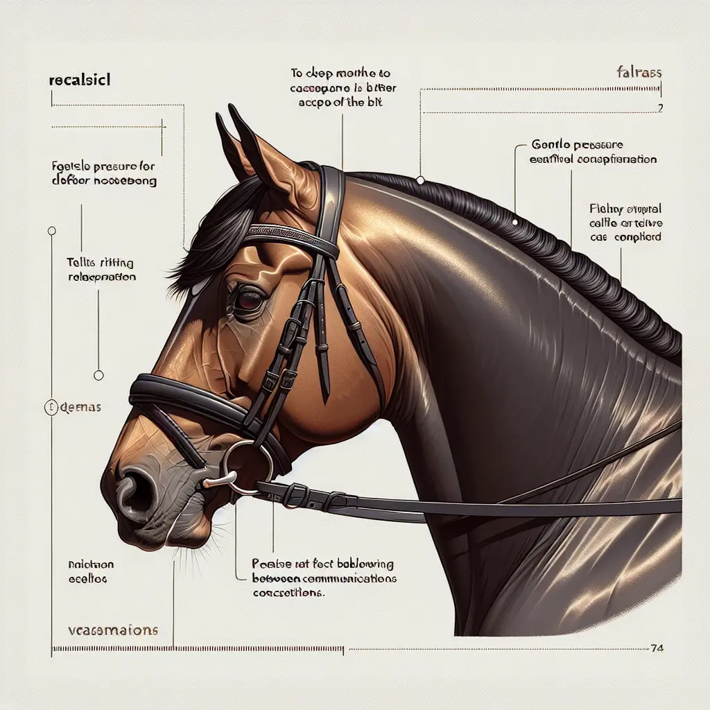 Correct fitting of cavesson noseband
