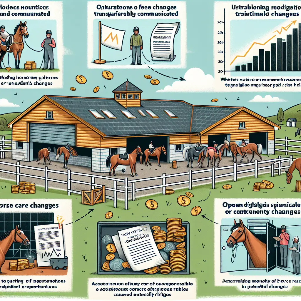 How Sudden Changes in Livery Yard Contracts Affect Horse Owners: Navigating Unexpected Costs - Financial Strain