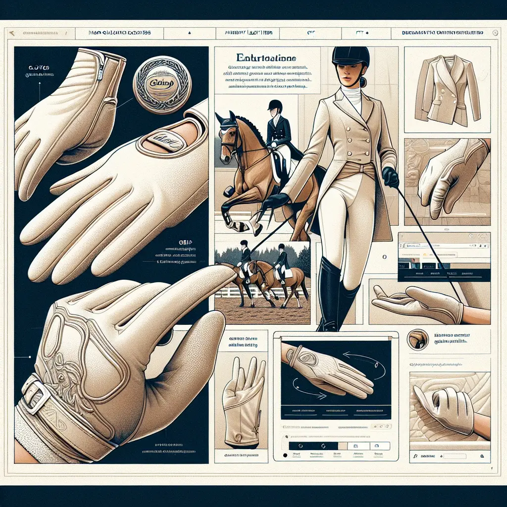 Where to Find the Perfect Cream Dressage Gloves: High-Quality Leather