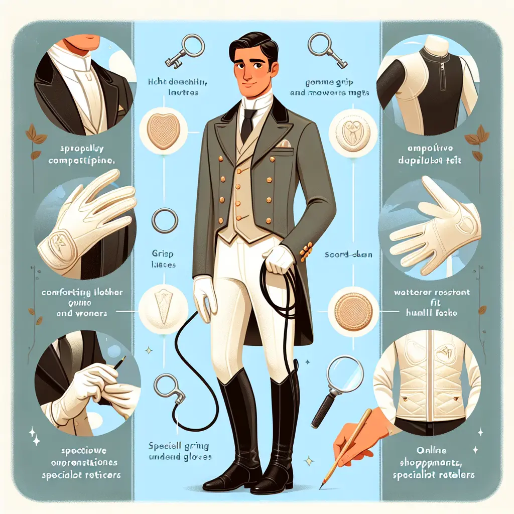 Where to Find the Perfect Cream Dressage Gloves: High Performance Options
