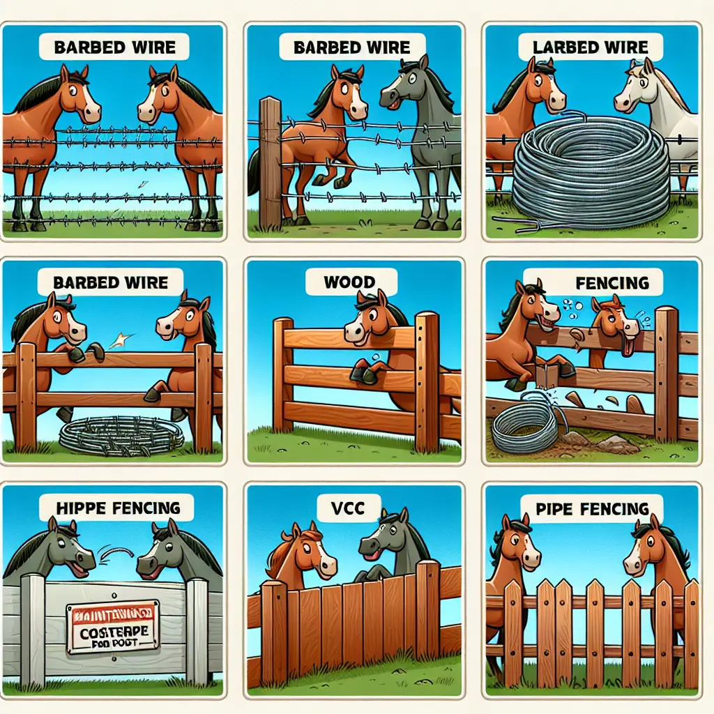 Experts suggest safer fencing materials for horses