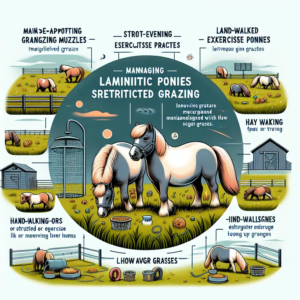 Keep Laminitic Ponies Engaged - Managed pasture for ponies
