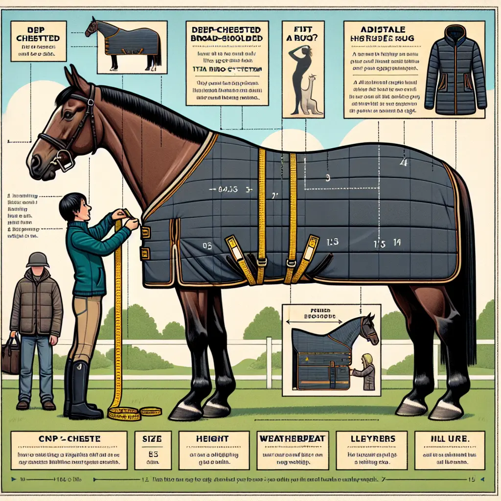 Measuring Your Horse: Image of a rider measuring a horse