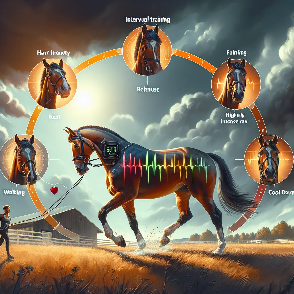 Interval Training in Horses - High-intensity training session