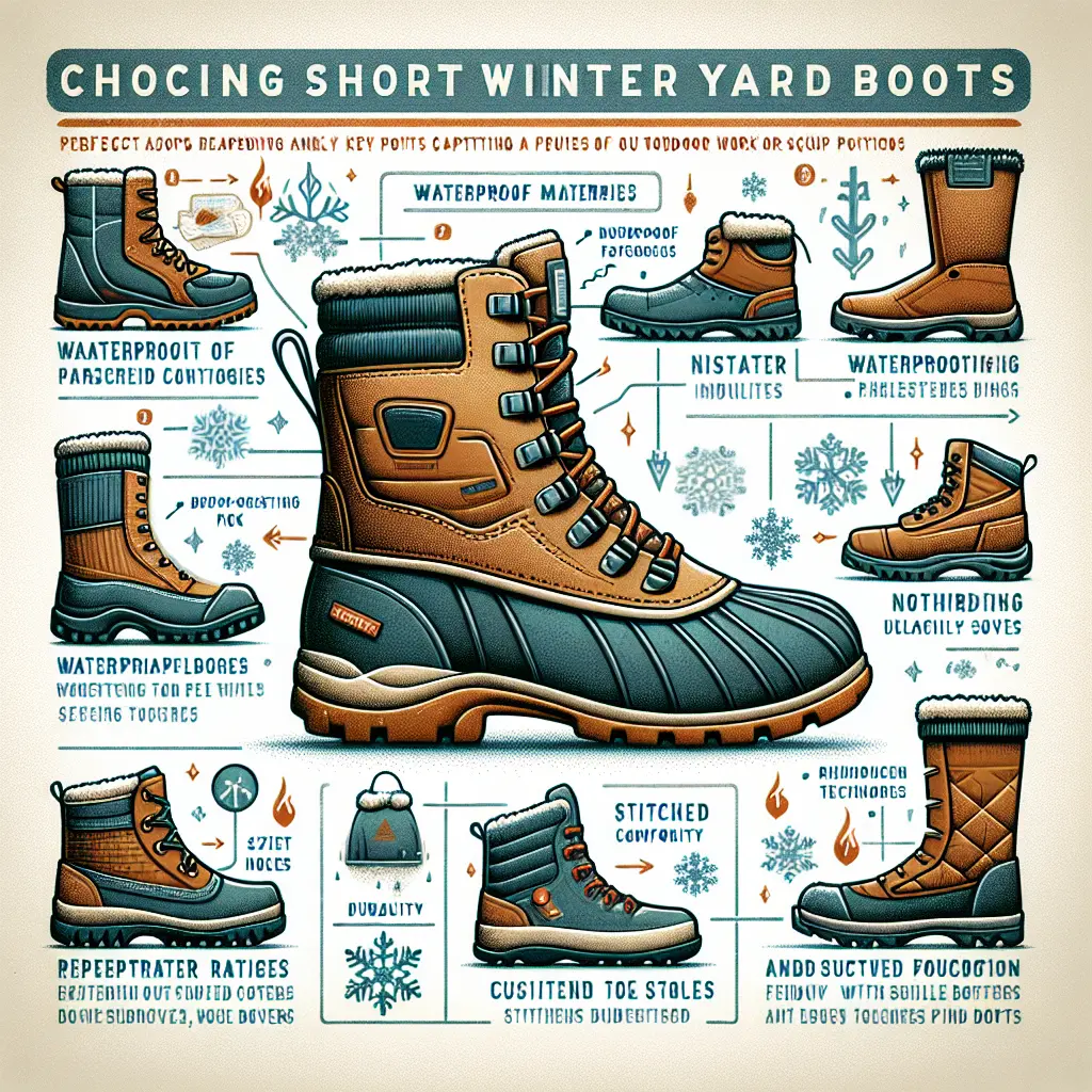 Short Winter Yard Boots - Essential Features