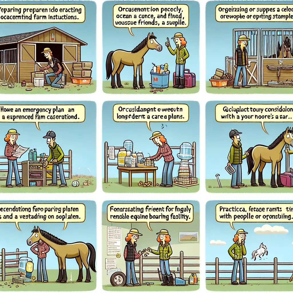 How to Ensure Your Horses are Cared for When You Can't Be There - Horse caretaker