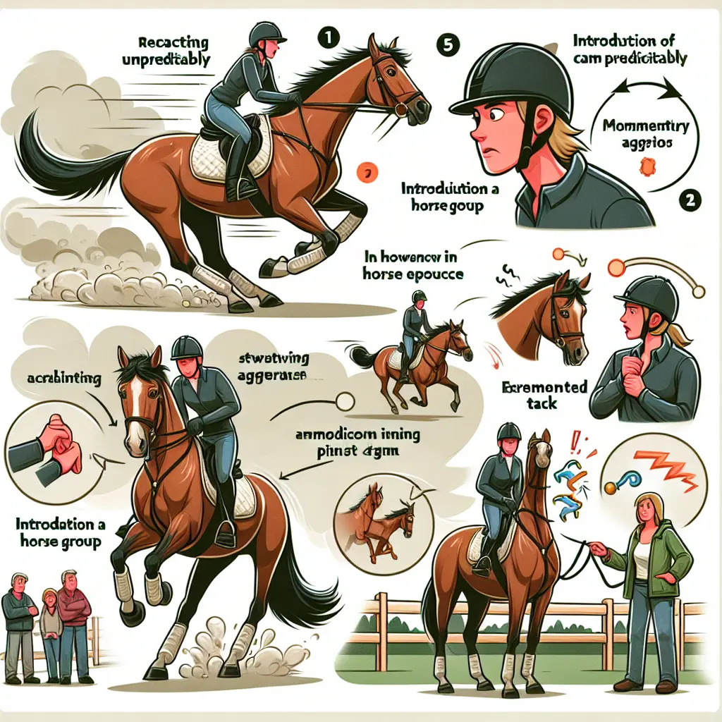 Unpredictable Horse Behavior Hack in a stable environment.