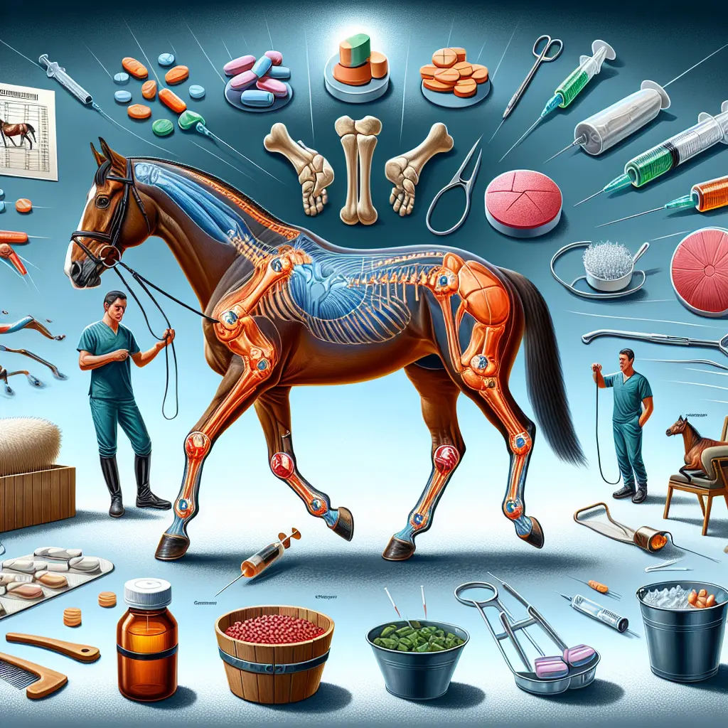 Managing Hock Arthritis in Horses: Treatment options include veterinary consultations and medications