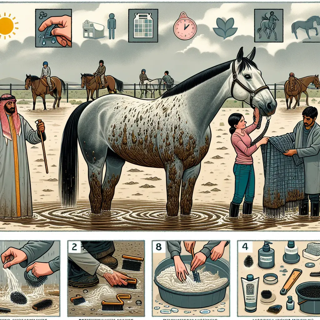 Keeping Grey Horses Gleaming - Grooming tools