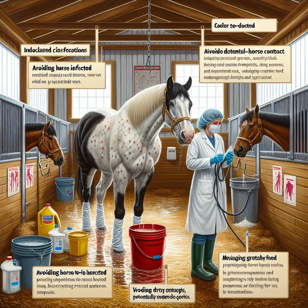 What Precautions Should Horse Owners Take When Dealing with a Strangles Outbreak? - Horse in Isolation