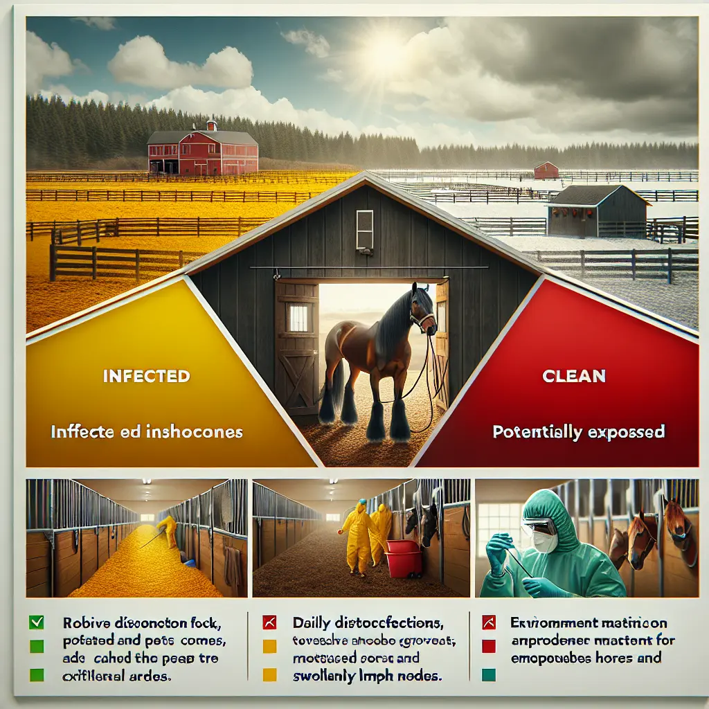 What Precautions Should Horse Owners Take When Dealing with a Strangles Outbreak? - Ventilated Barn