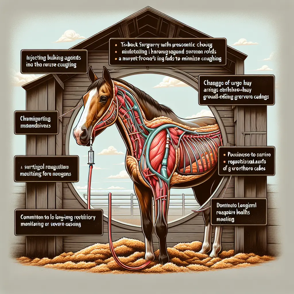 Managing Coughing in Horses After Tie-Back Surgery - Tie-back surgery procedure