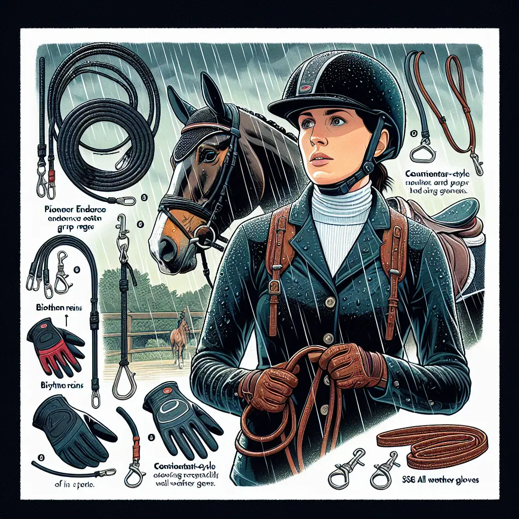 Best Reins and Gloves Combinations for Wet Weather Riding - Roeckl Wynne Gloves