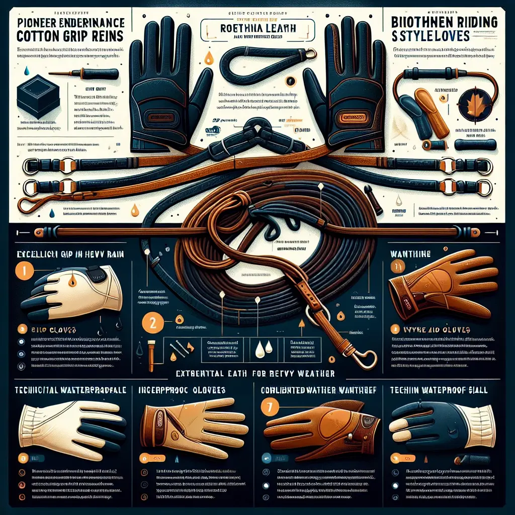 Best Reins and Gloves Combinations for Wet Weather Riding - MacWet Gloves
