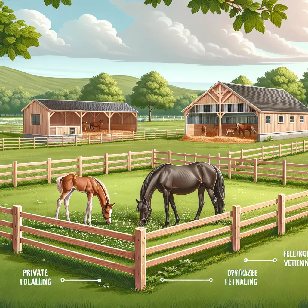 Livery Yard with mares