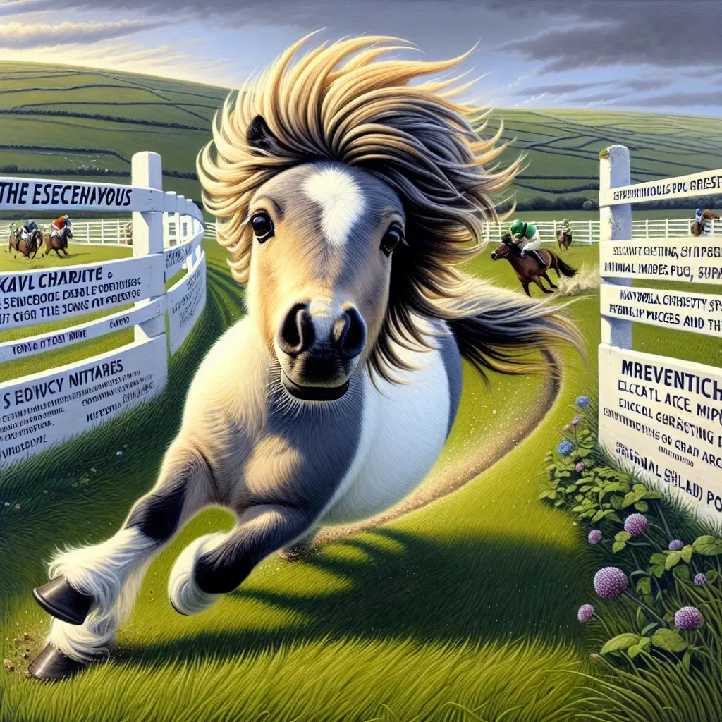 The Adventures of a Mischievous Shetland: Affectionate ponies