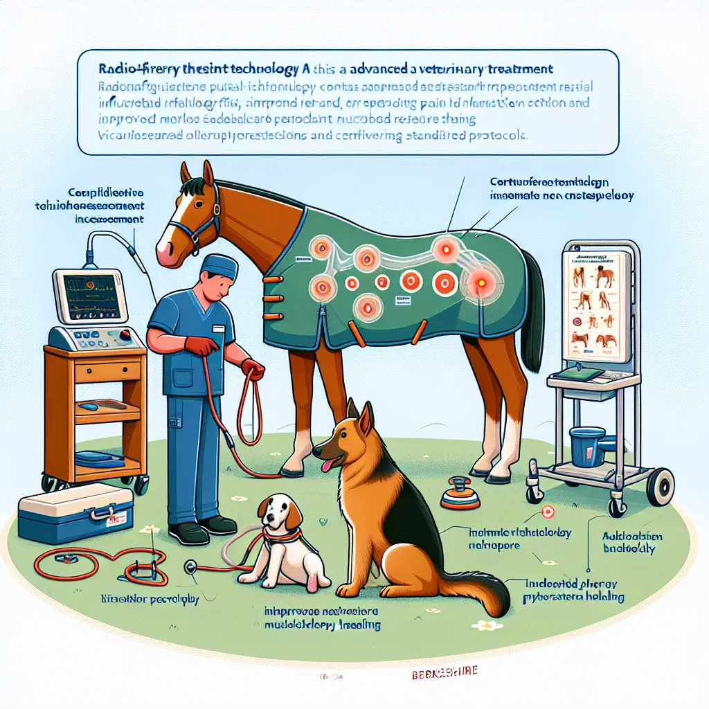 Veterinary professional using Indiba equipment on a dog