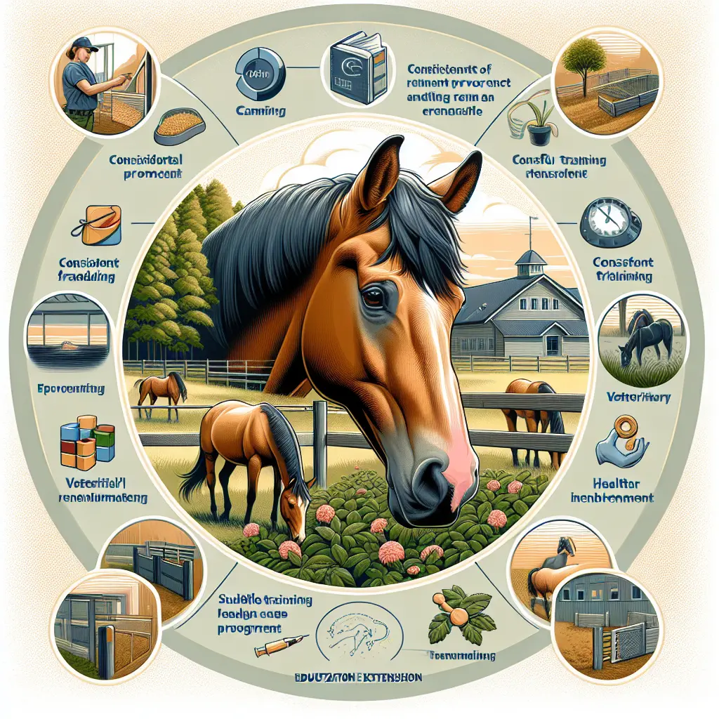 Behavioral shifts in young horses