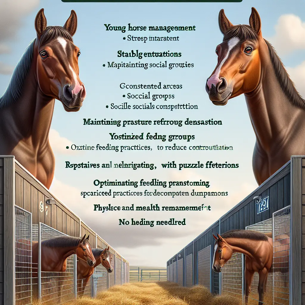 Physical and mental enrichment for young horses