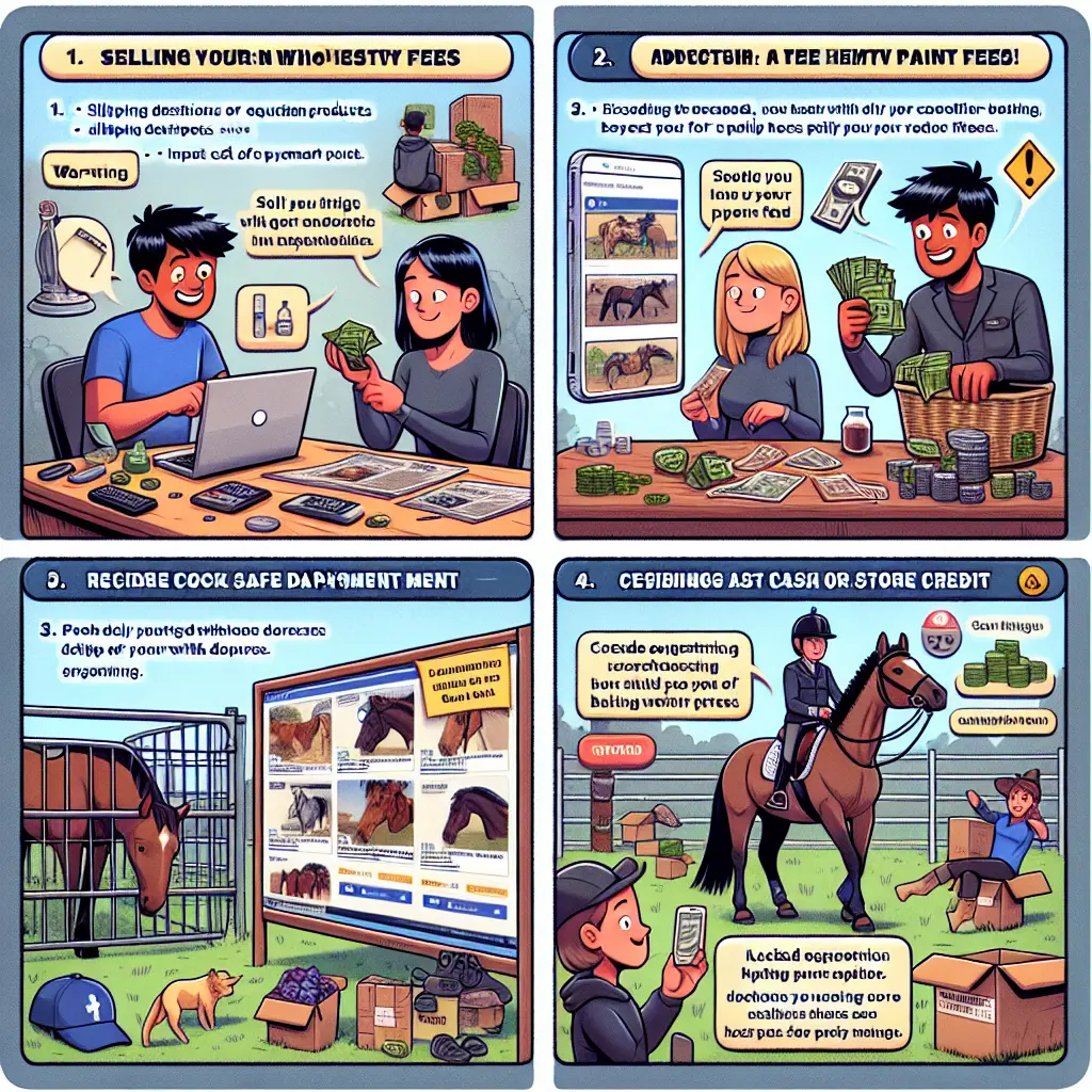 How to Sell Your Equine Items Without Paying Fees - Local Tack Shops and Auctions