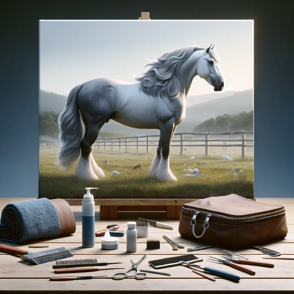 Stunning Grey Horse: Beauty and Companionship