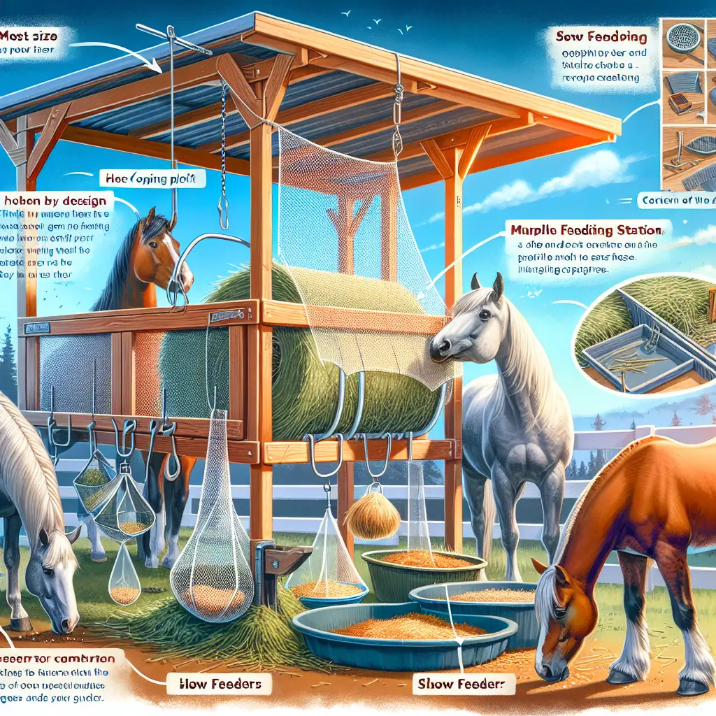 DIY Hayfeeders for Asthmatic Horses - Hay slowing down