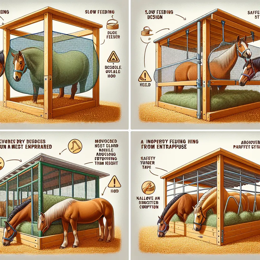 DIY Hayfeeders for Asthmatic Horses - Safer materials