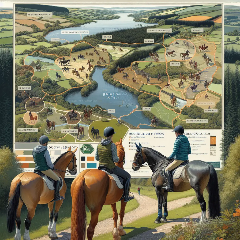 Explore the Best Horse Hacking Spots in West Somerset - Coastal landscape view from a trail