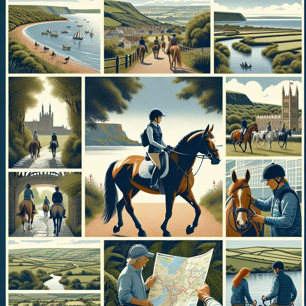 Explore the Best Horse Hacking Spots in West Somerset - Horseback riding along the coastal trail
