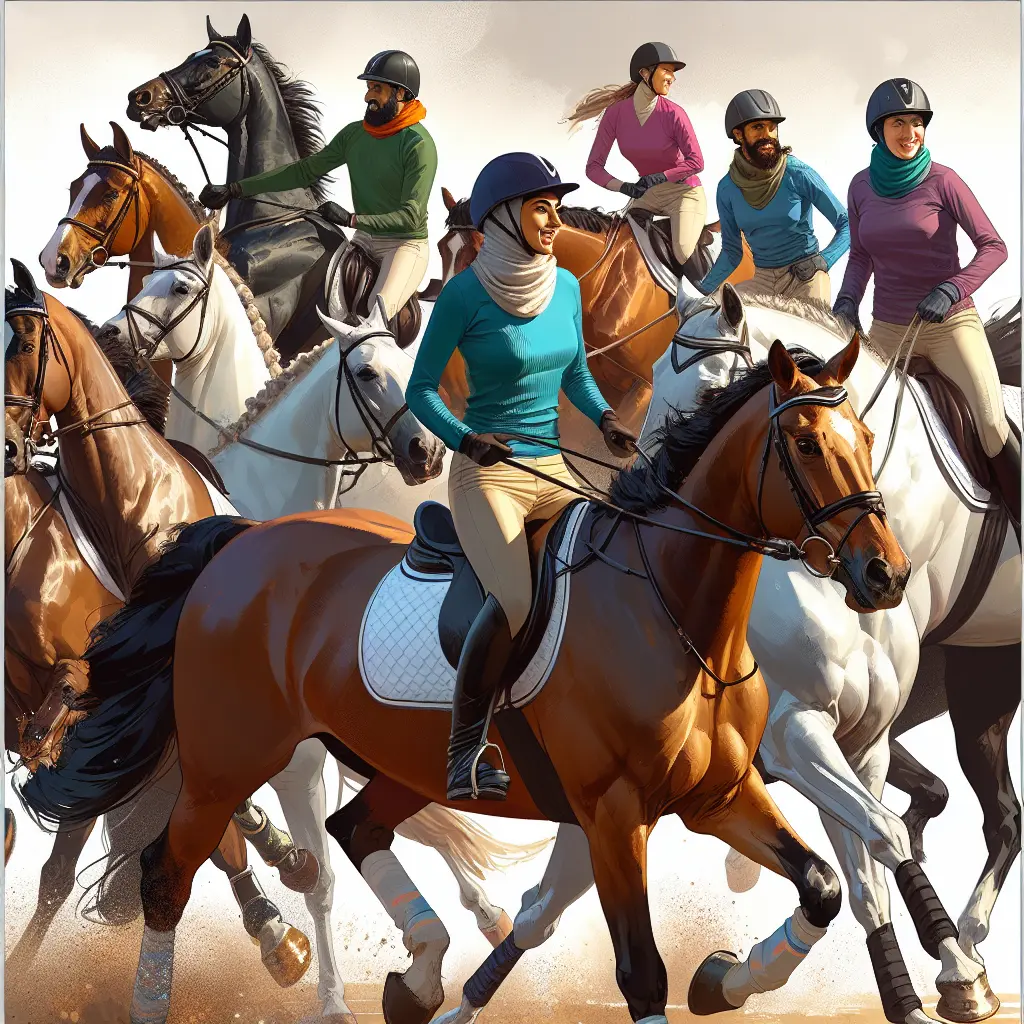 Celebrating Small Victories - Horse Rider Achieving Balance