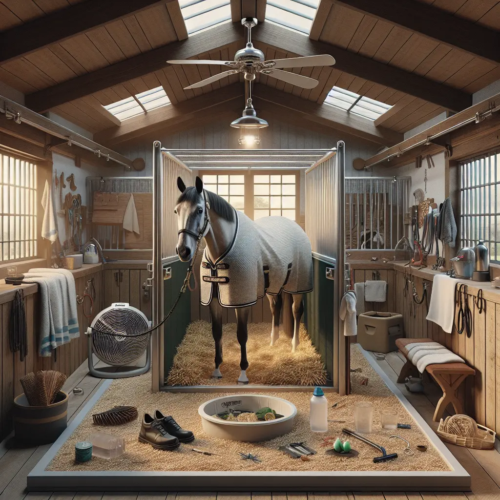 Managing Sweating in Horses on Box Rest - Stable Ventilation