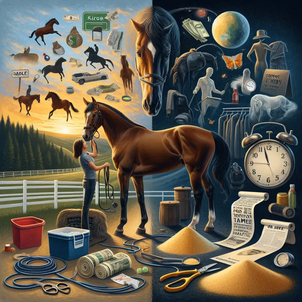 The Dilemma of the Horse Owner: Image of Horse on Pasture