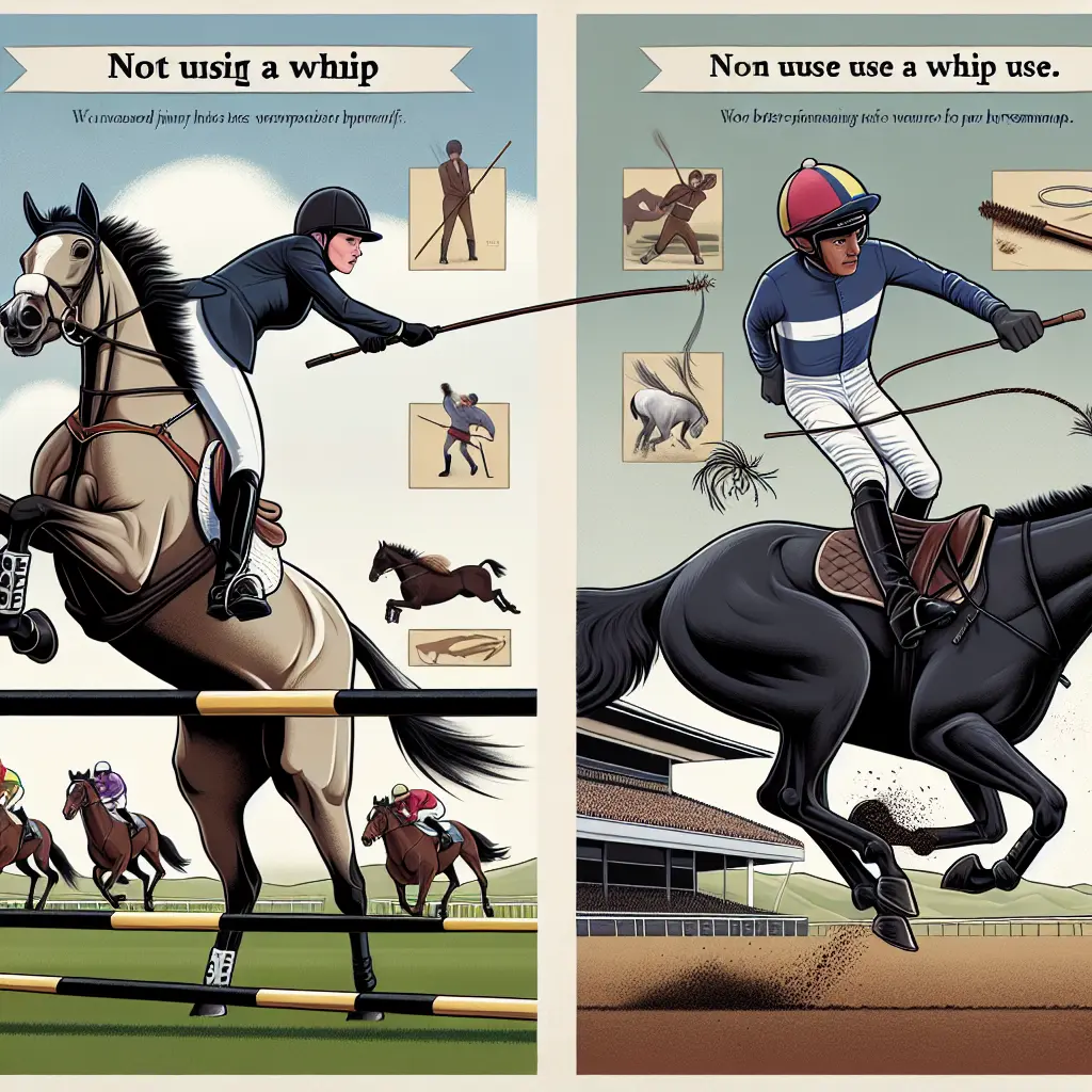 Whips in Showjumping